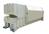 SC, SCS Series Self-Contained Roll-Off Compactors with Containers