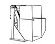 Trainable Steel Containers and Cart Dumpers - Tilt Cart Dumper