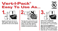 Vert-I-Pack® Easy to Use As